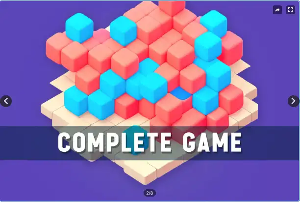Blast Cubes | Puzzle Game Template screenshot 2