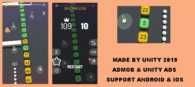 Block Eater 3D – Snake Survival Race | 2025 Complete Unity Projects – SellUnitySourceCode.com screenshot 3