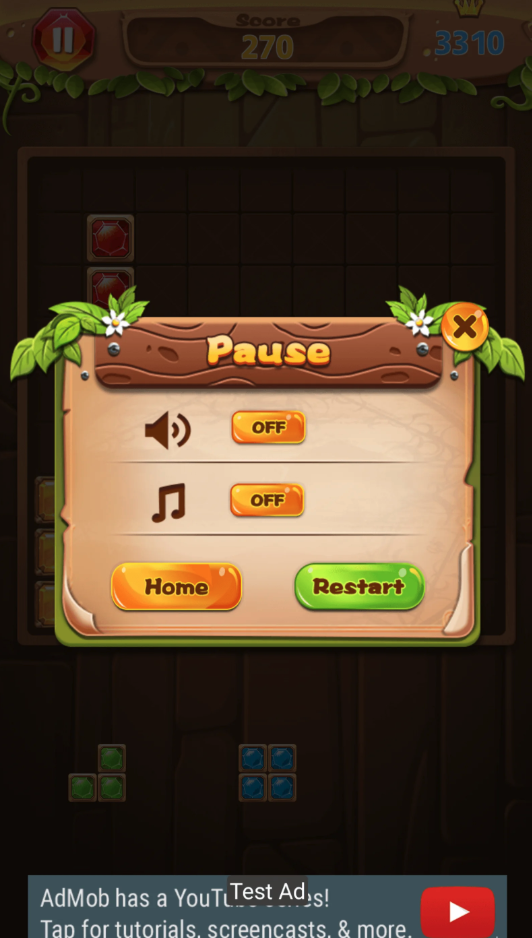 Block Puzzle Jewel Unity Source Code – Classic Block Puzzle Game Template screenshot 7
