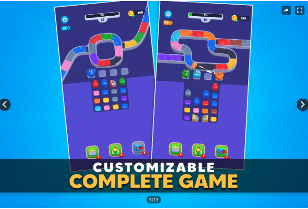 Block Shooter Unity Source Code – Color Match Conveyor Puzzle Game | SellUnitySourceCode.com screenshot 8