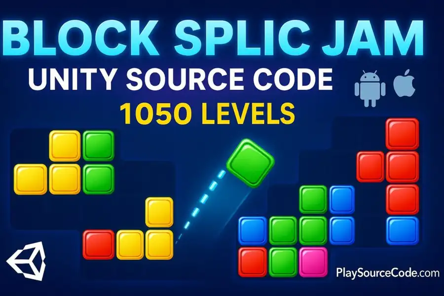Block Splic Jam – 1050 Levels (Unity Source Code) source code