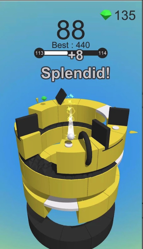 Break the Hoops 2 Unity Game Source Code – Hoop Smash Arcade Game screenshot 5