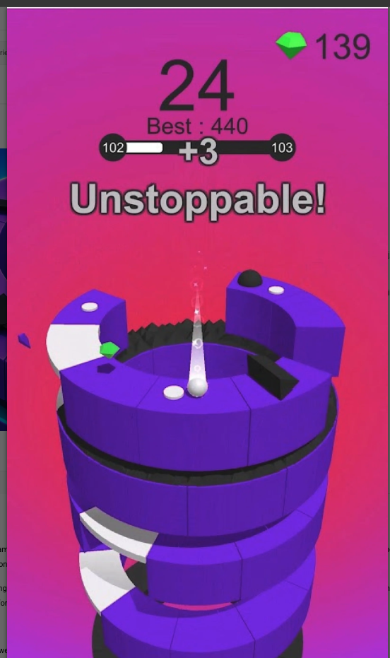 Break the Hoops 2 Unity Game Source Code – Hoop Smash Arcade Game screenshot 6