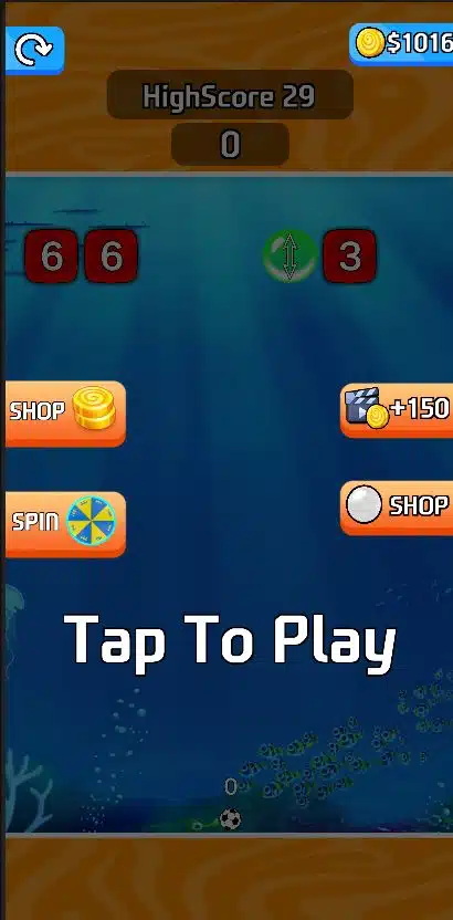 Brick Breaker Game Unity Source Code screenshot 2