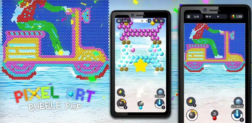 Bubble Pop – Pixel Art Blast source code