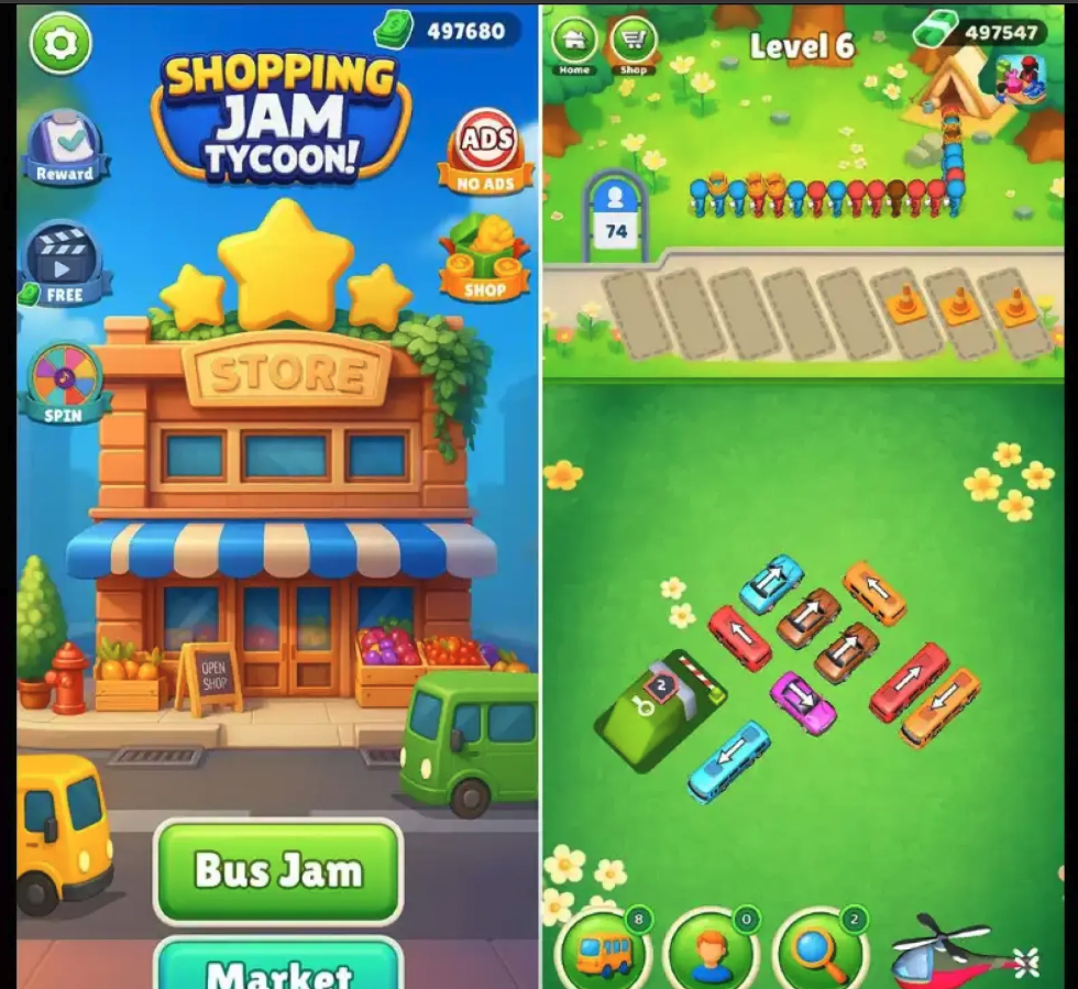 Bus Jam Puzzle - Shopping Tycoon screenshot 3