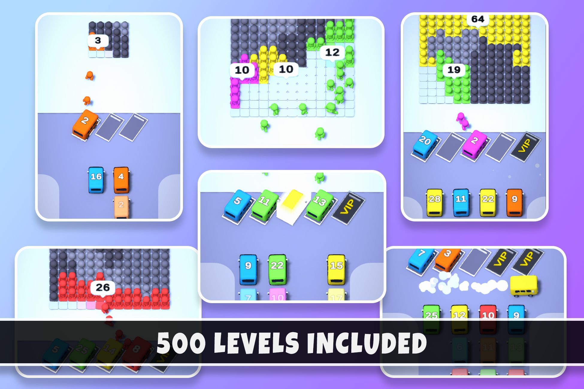 Bus Out Crowd Jam - Unity 3D Puzzle Template screenshot 3