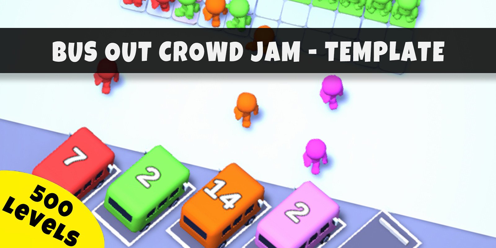 Bus Out Crowd Jam - Unity 3D Puzzle Template source code