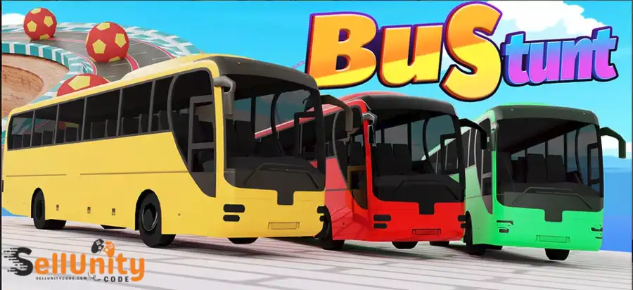 Bus Stunt Game Sellunitysourcecode.com screenshot 2