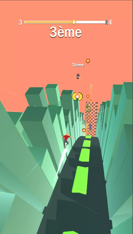 🪢 Cable Swing - Rope Swing Racing Unity Game screenshot 4