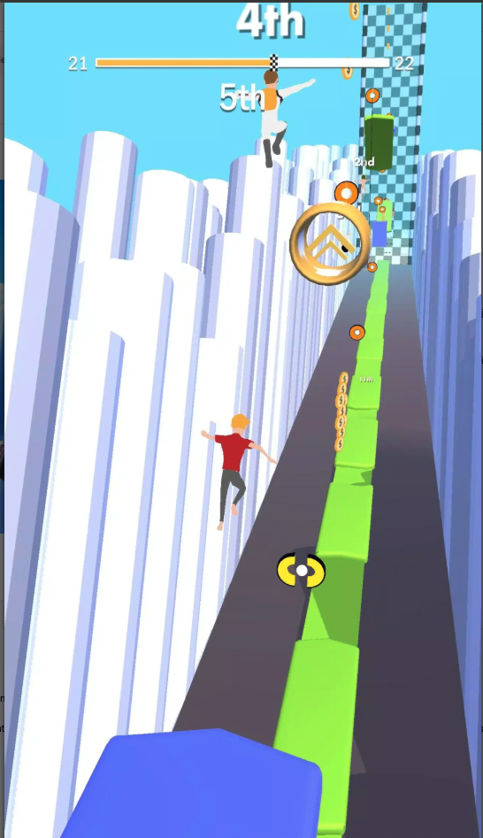Cable Swing Unity Game Source Code – Rope Swing Racing Game screenshot 5
