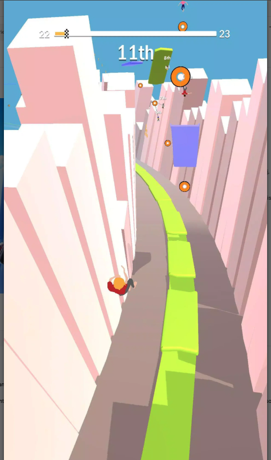 Cable Swing Unity Game Source Code – Rope Swing Racing Game screenshot 8