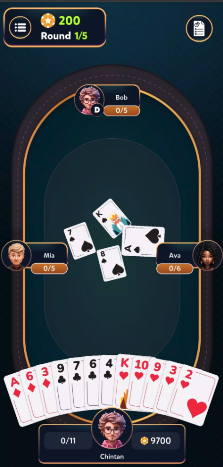 CallBreak - Offline Card Games screenshot 7