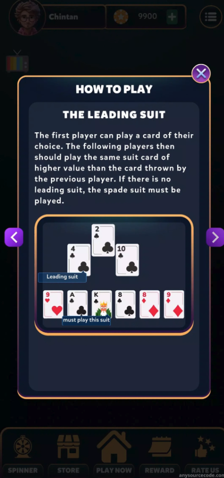 CallBreak - Offline Card Games screenshot 9