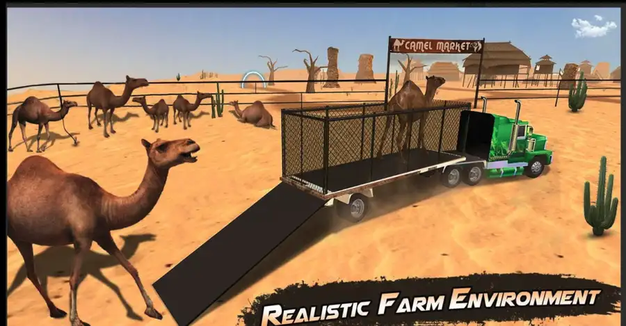 Camel Transport Truck Simulator: Desert Mania Sellunitysourcecode screenshot 3