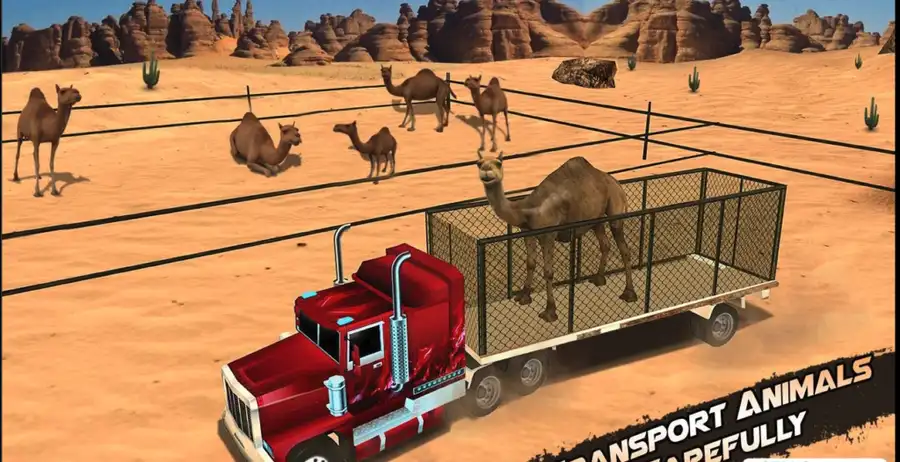 Camel Transport Truck Simulator: Desert Mania Sellunitysourcecode screenshot 5