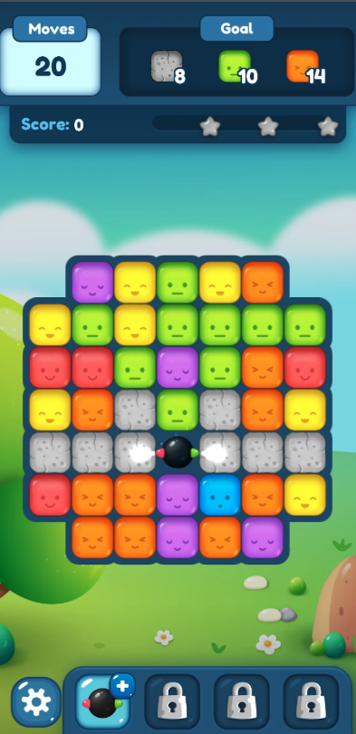 Candy Block Boom Unity Source Code – Match 2 Puzzle Game | SellUnitySourceCode.com screenshot 3