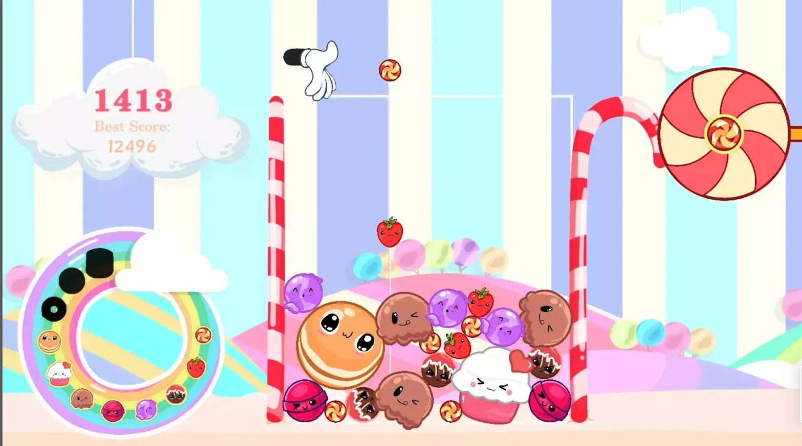 Candy Merge Unity Source Code – Merge Puzzle Game Template for Android, iOS, PC &amp; Web screenshot 3
