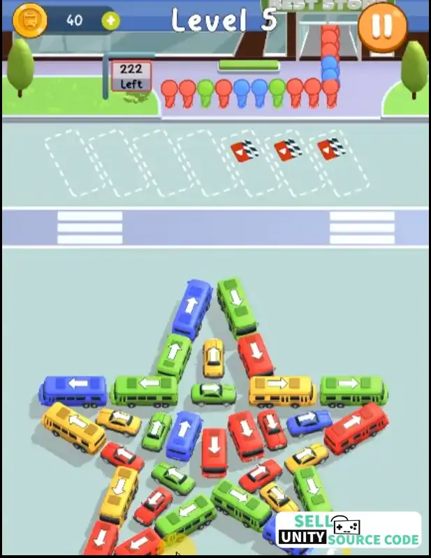 Car Jam Level 130 Sellunitysourcecode screenshot 4