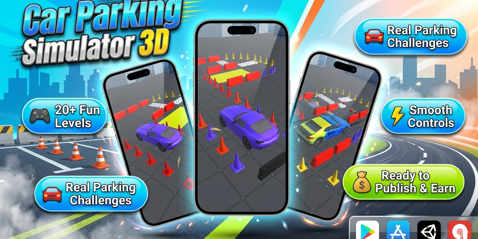 Car Parking Simulator 3D Mobile Game source code