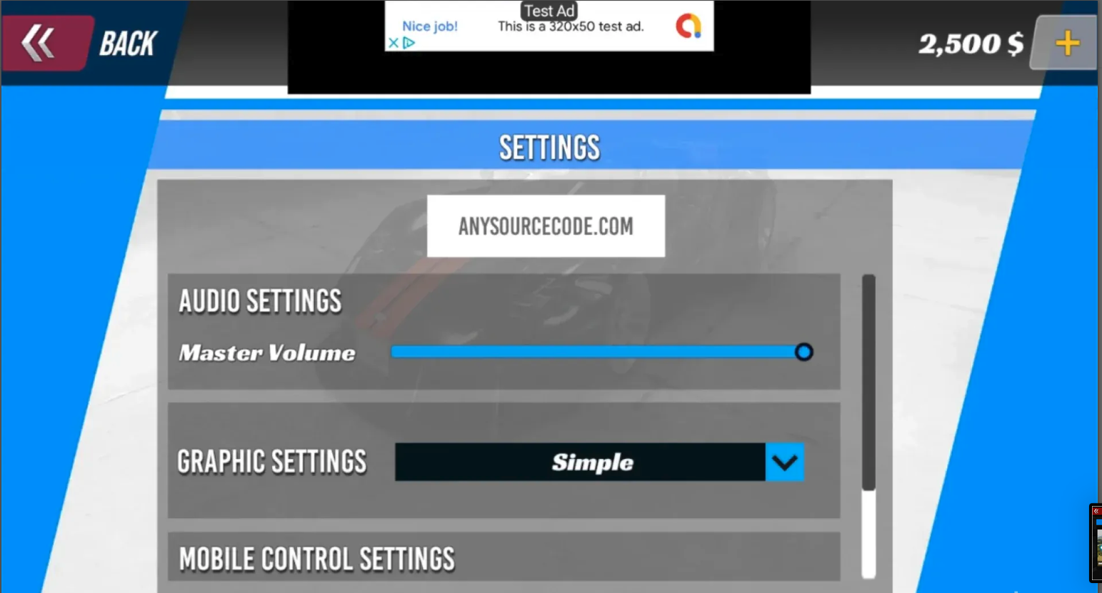 Car Racing Game: Unity Source Code screenshot 10