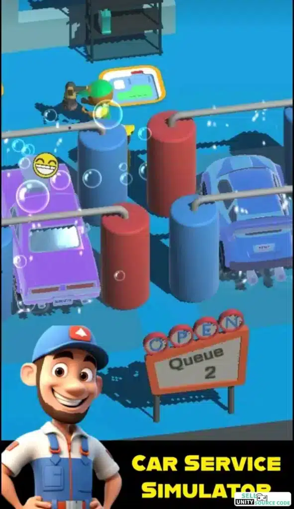 Car Service Tycoon Sellunitysourcecode screenshot 3