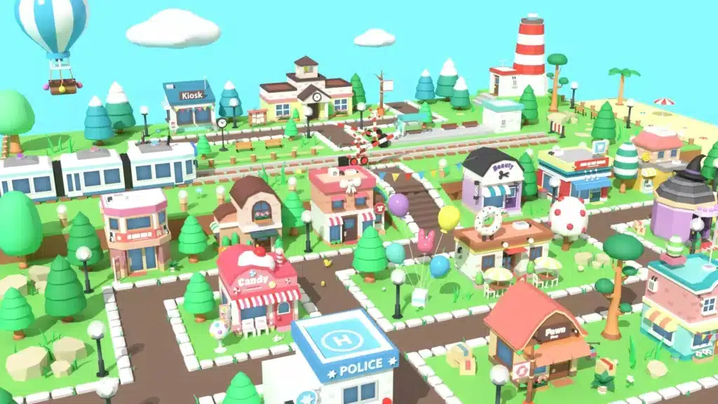 Cartoon Town - Low Poly Assets Sellunitysourcecode source code