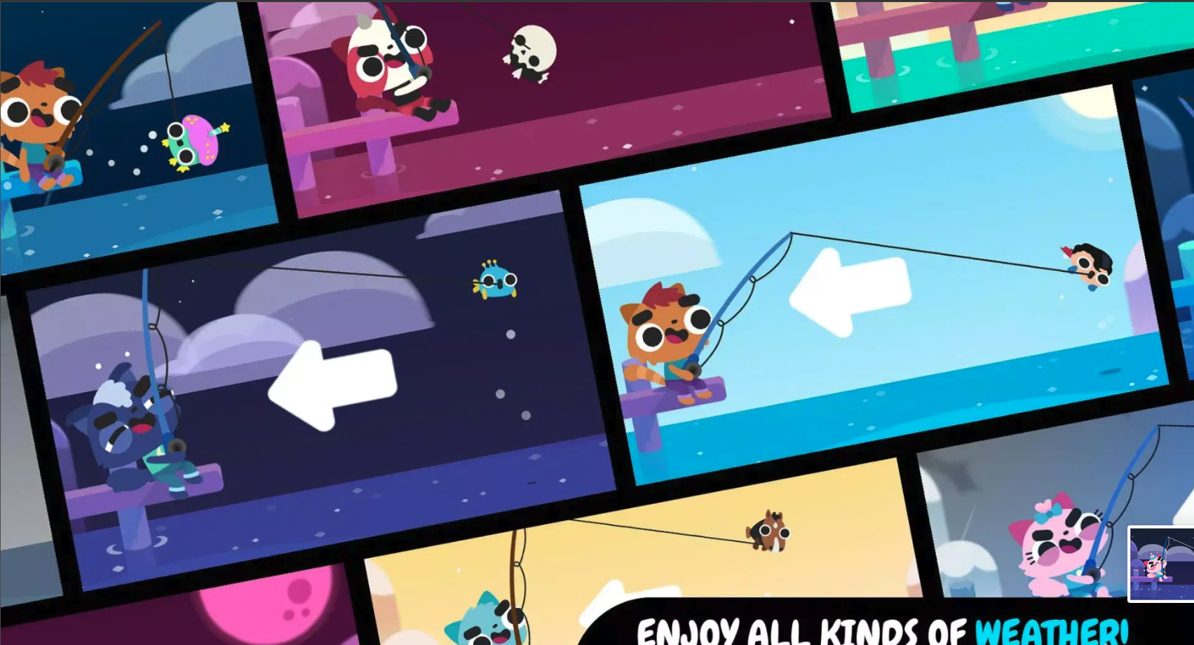 Cat Fish Unity Source Code – Cozy Cat Fishing Simulator Game Template for Android &amp; iOS screenshot 6