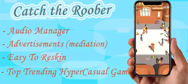 catch the Robber – Hypercasual Trending Game SellUnitySourceCode screenshot 4