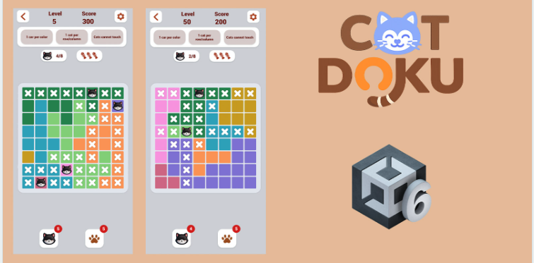 Catdoku Unity Source Code – 1500 Levels + Level Editor Logic Puzzle Game Template | sellunitysourcecode.com screenshot 2