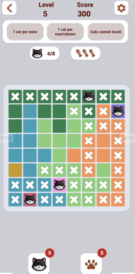 Catdoku Unity Source Code – 1500 Levels + Level Editor Logic Puzzle Game Template | sellunitysourcecode.com screenshot 5