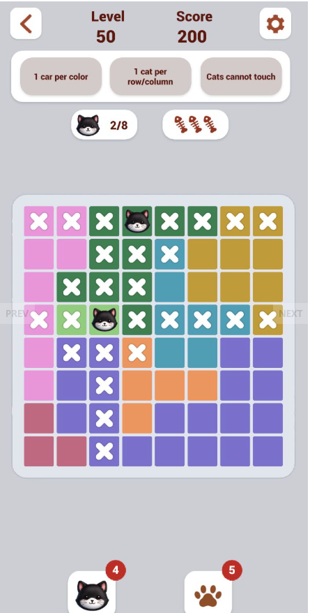 Catdoku Unity Source Code – 1500 Levels + Level Editor Logic Puzzle Game Template | sellunitysourcecode.com screenshot 6