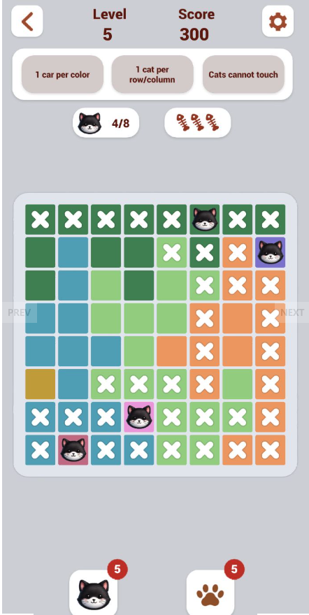 Catdoku Unity Source Code – 1500 Levels + Level Editor Logic Puzzle Game Template | sellunitysourcecode.com screenshot 10