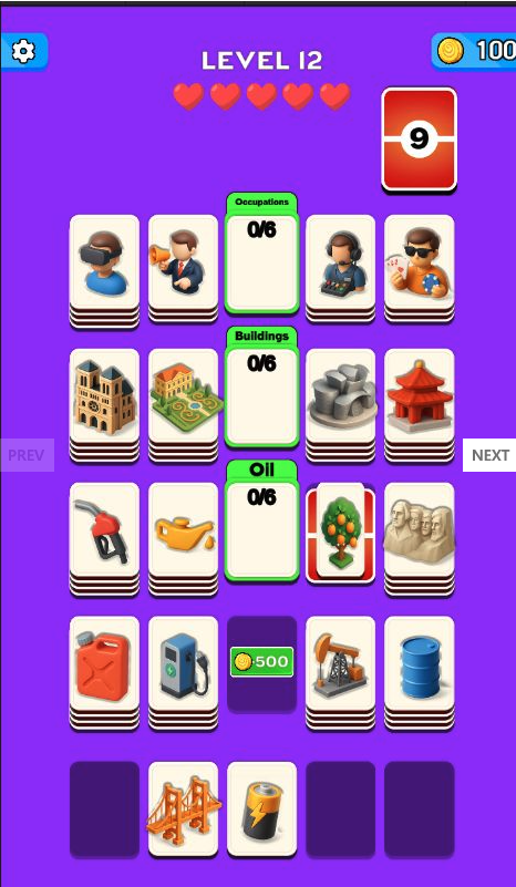 Category Sort Match Puzzle Game Unity Source Code screenshot 7