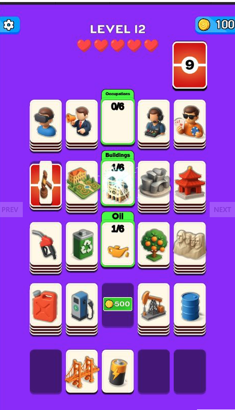 Category Sort Match Puzzle Game Unity Source Code screenshot 8