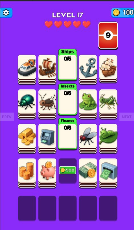 Category Sort Match Puzzle Game Unity Source Code screenshot 9