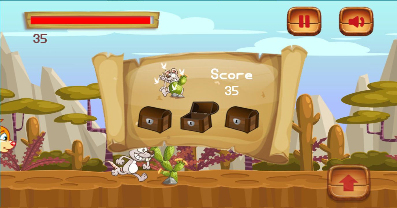 Cheesy Run - Unity Game Source Code Run as fast as you can and don’t let the cat catch you! screenshot 2