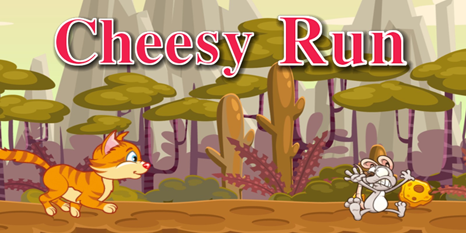 Cheesy Run - Unity Game Source Code Run as fast as you can and don’t let the cat catch you! source code