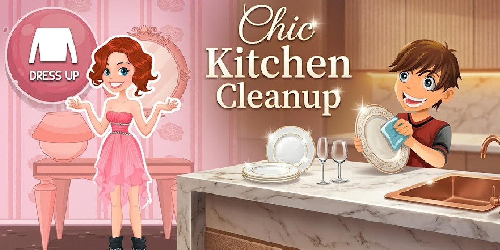 Chic Kitchen Cleanup - Unity Source Code source code