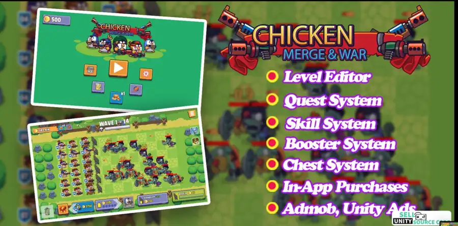 Chicken Merge - Unity Complete Game Template SellUnitySourceCode screenshot 5
