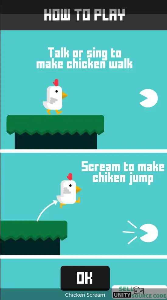 Chicken Scream SellUnitySourceCode screenshot 3