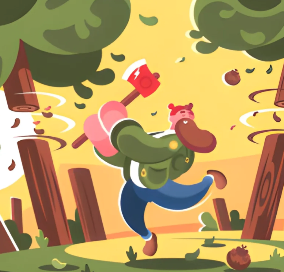 Chop &amp; Mine Game Template