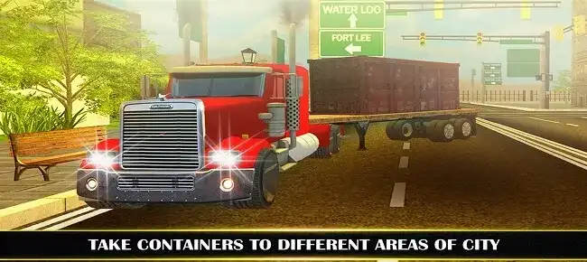 City Cargo Truck 64 Bit – American Cargo Delivery  Game – SellUnitySourceCode.com screenshot 2