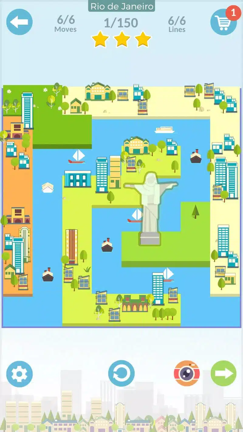 City Lines Puzzle Unity Source code screenshot 4