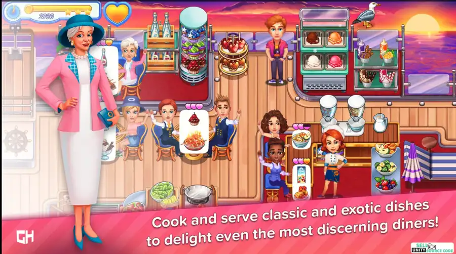 Claires Cafe Sea Adventure SellUnitySourceCode source code