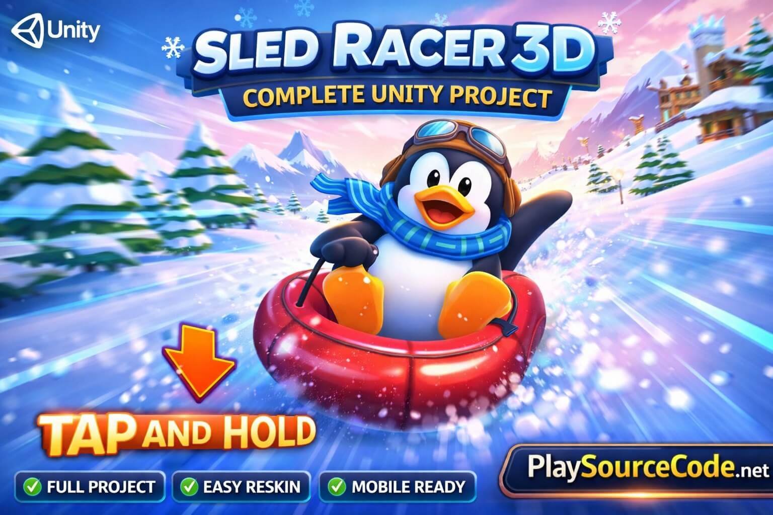 Club Penguin Sled Racer Unity Game Code source code