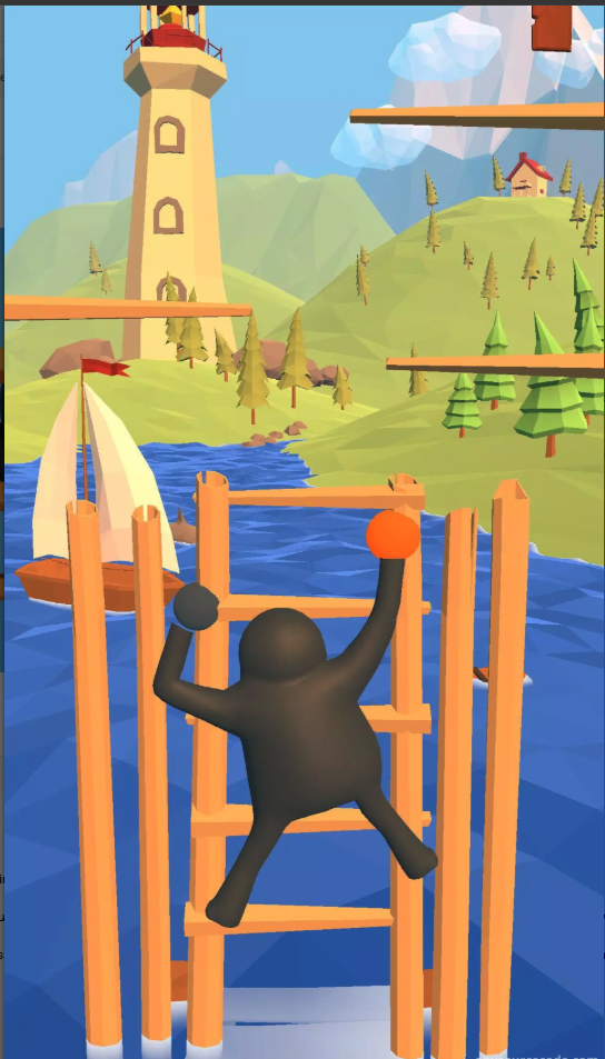 Clumsy Climber Unity Source Code – Funny Climbing Survival Casual Game | SellUnitySourceCode.com screenshot 6