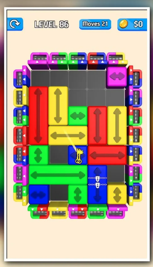 Color Block Jam​ 3D Puzzle Game Unity screenshot 3