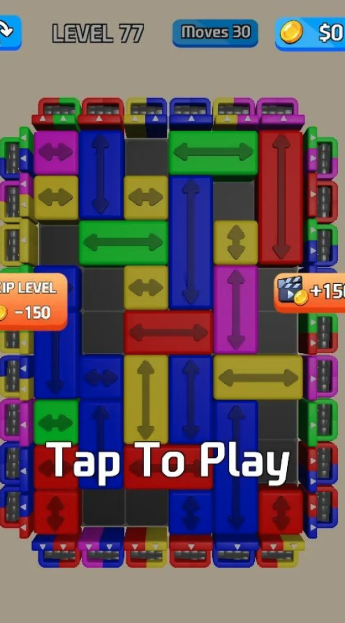 Color Block Jam​ 3D Puzzle Game Unity screenshot 4
