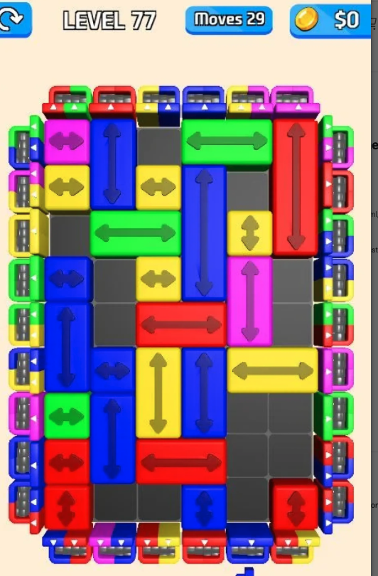 Color Block Jam​ 3D Puzzle Game Unity screenshot 5